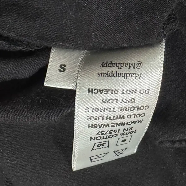 Madhappy Classic Midweight Tee Black Women’s Small - Image 3
