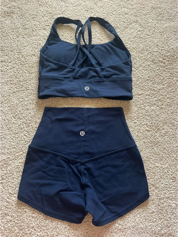 Navy lululemon set - Image 2