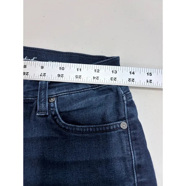 7 For All Mankind‎ Gwenevere Skinny Jeans Dark Wash Size 26 - Image 9
