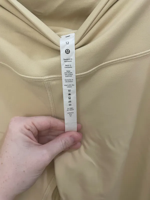 Lululemon Beige Align High-Rise Leggings - Image 4