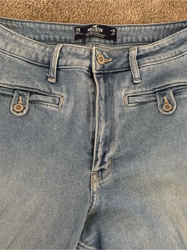 Hollister denim jeans 11R mom jean y2k - Image 2