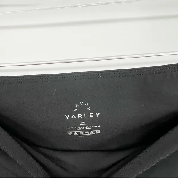 Varley Hughes Mid Rise Activewear Leggings Women's Size M Black Pilates Princess - Image 7