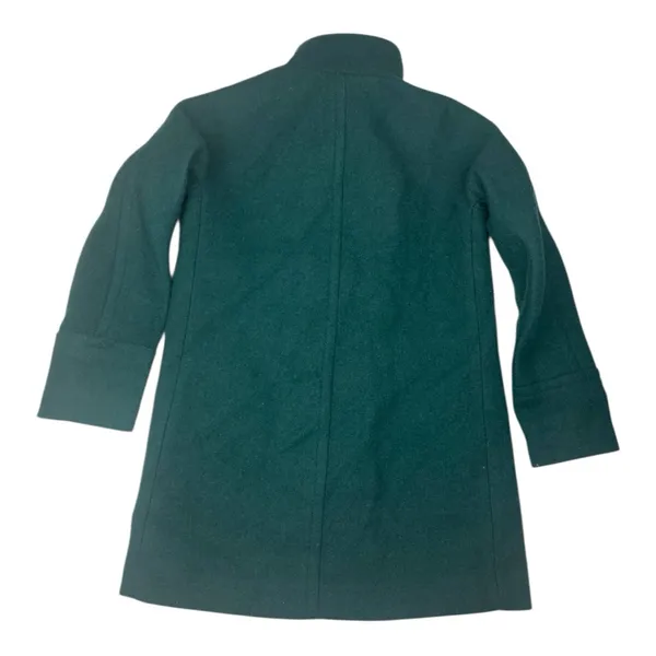 J crew size 6 small cocoon wool dark green Wool Blend Coat peacoat jacket - Image 13