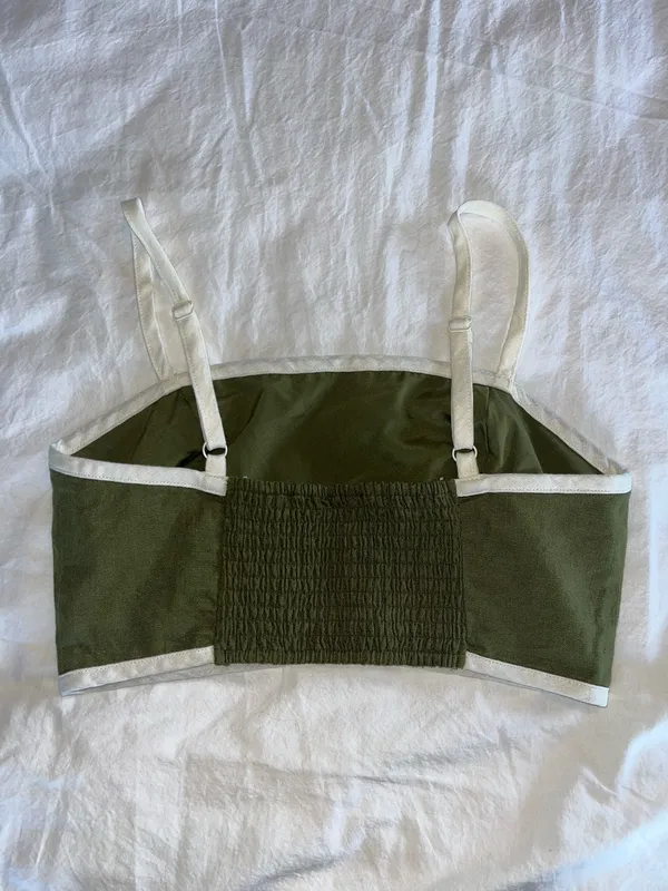 House of Harlow 1960 Linen Blend Crop Tank - Image 7