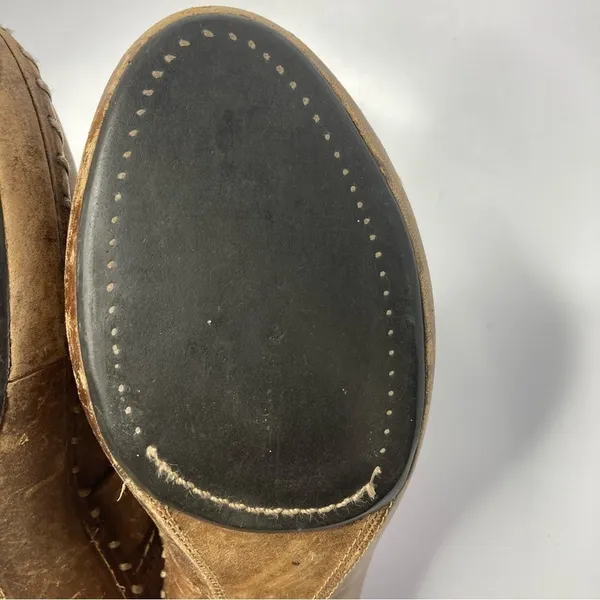 Vintage Frye‎ Charlotte ring leather mules clogs size 7 - Image 16