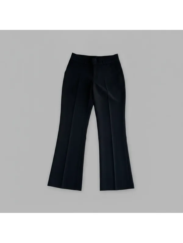 Moe Mien Women’s Black Bootcut Dress Pants Casual Preppy Office Work Size 33 - Image 2