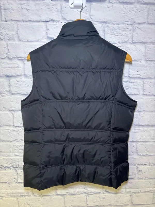 Lands' End Women’s Medium puffer Vest Black 80% Down 20% Feathers Winter - Image 5