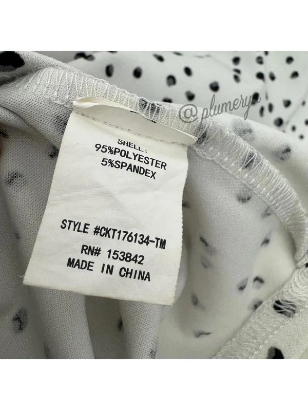 Melloday Women's Polka Dot Short Sleeve Blouse Casual Summer Feminine Size XL - Image 6