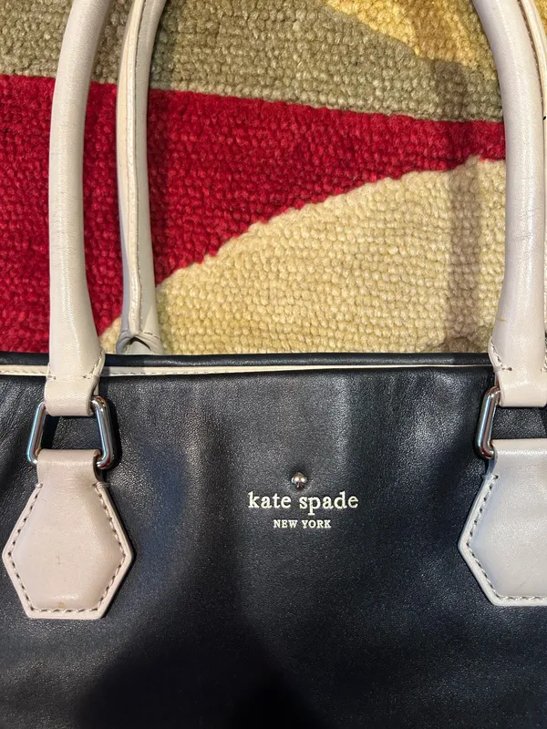 Kate Spade New York Catherine Street Wensley Leather Shoulder Bag Purse Black - Image 2