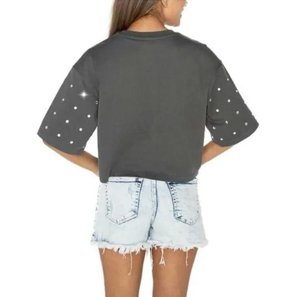 Gameday Couture Women's Blue Kentucky Wildcats Go Time Rhinestone Crop Tshirt XS - Image 5