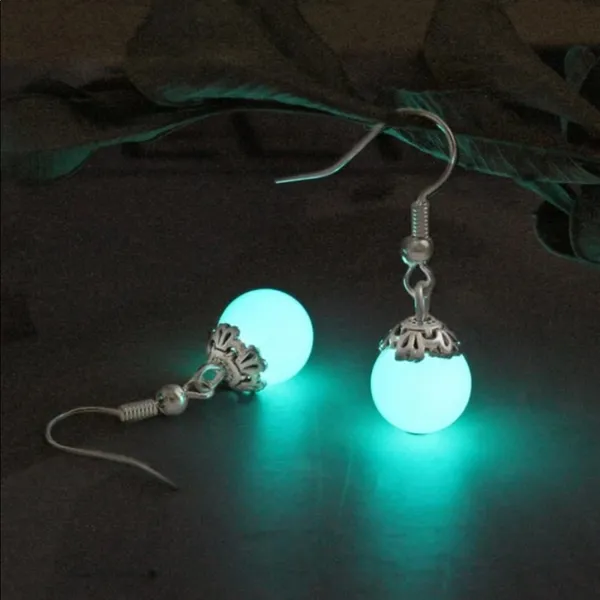 Mystical Magical Glowing Charm silver earrings - Image 2