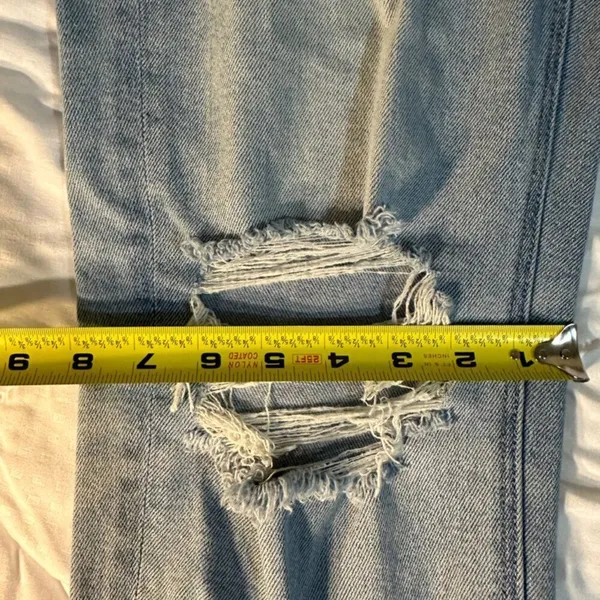 American Eagle Jeans Size 6 Regular Inseam 27 inches Mom Straight Stretch - Image 8