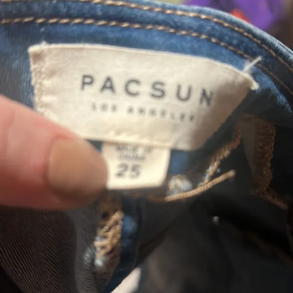 Pacsun blue denim short skirt - Image 5