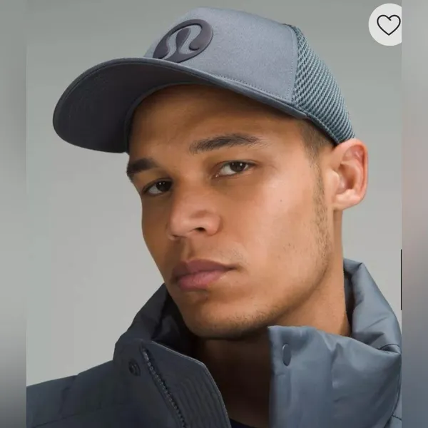 Lululemon NWT Gun Metal Grey & Black Trucker Hat Size L/XL - Image 3