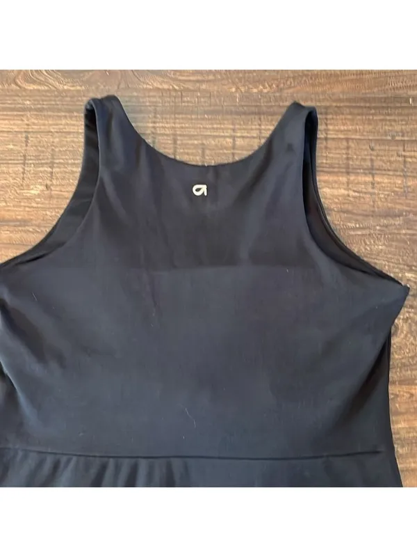 Gap Fit Black Active Wear Dress Built-In Shorts Padded Size‎ Large EUC - Image 4