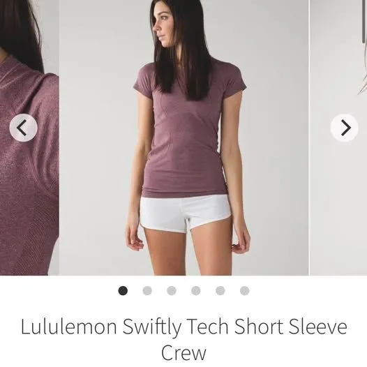 Lululemon Swiftly Tech Short Sleeve Shirt Size 8 - Image 2