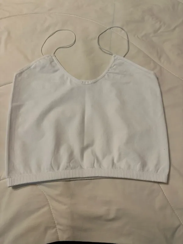 Intimately by Free People White Brami Seamless Cami - NWOT - Size M/L - Image 4