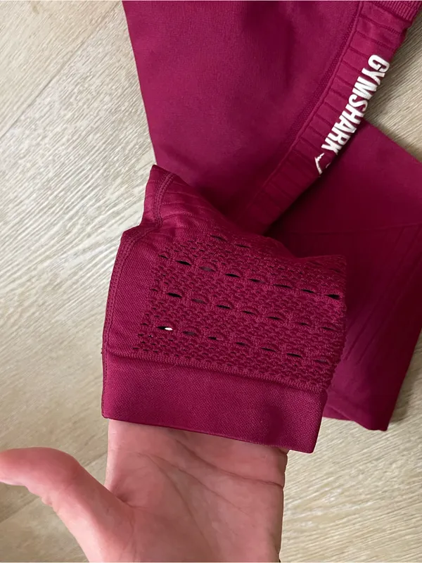 Gymshark ENERGY+ SEAMLESS LEGGINGS Red Size XS - Image 5