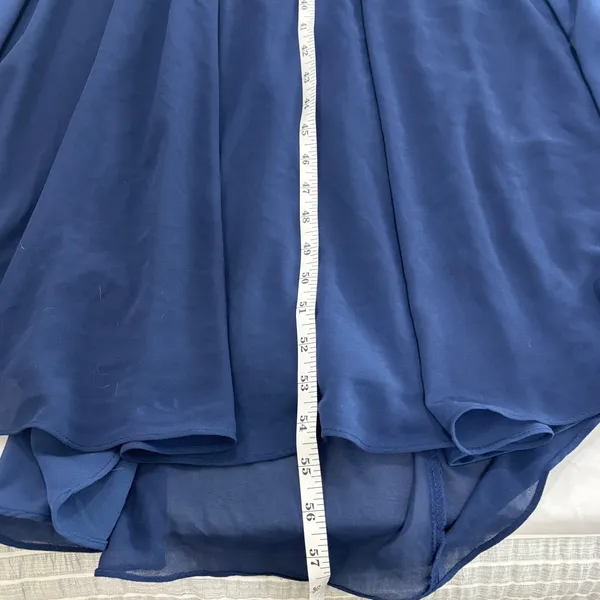 Lulus Mythical Kind of Love Dark Blue Maxi Dress Open Back Formal Gown Small - Image 10