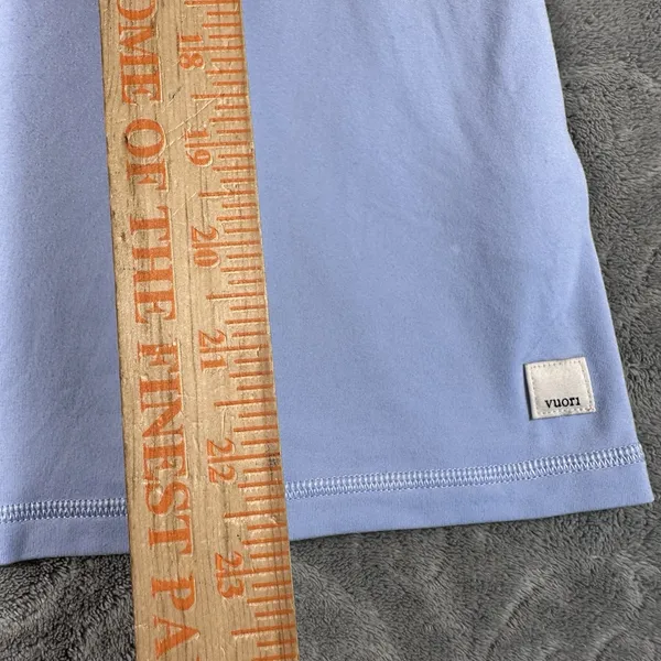 Vuori Lux Racerback Performance Tank Top Womens Medium Light Blue Butter Soft - Image 9