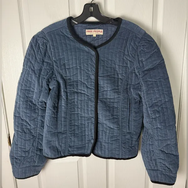 Free People Natalia Velvet Jacket S - Image 2