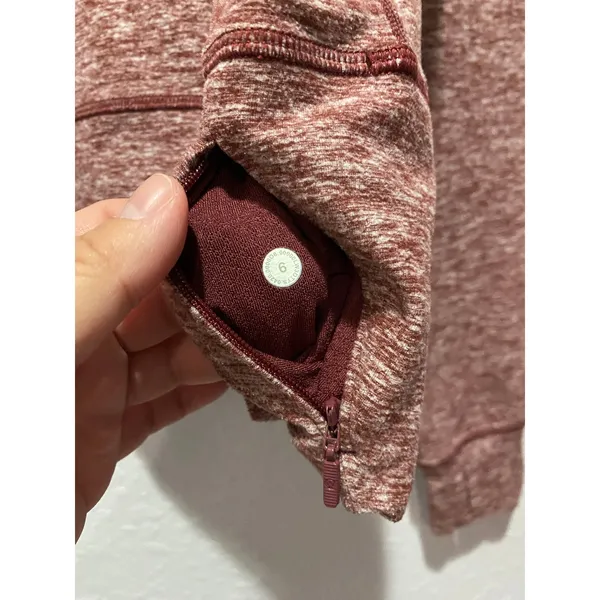 Lululemon Ready to Rulu Fleece Pullover in Heathered Savannah Size 6 - Image 6
