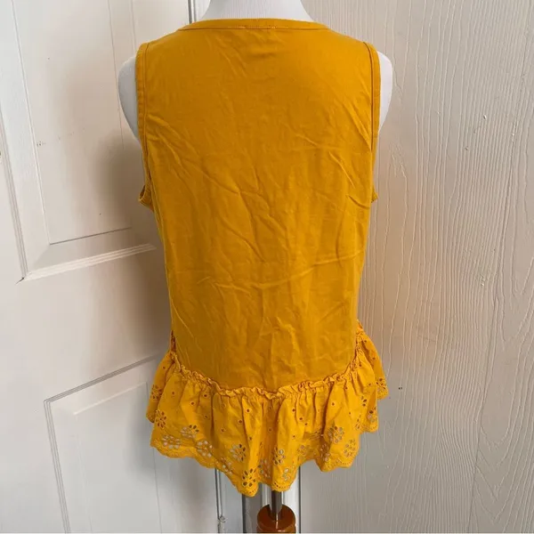 J Crew Eyelet Tank F1* - Image 4