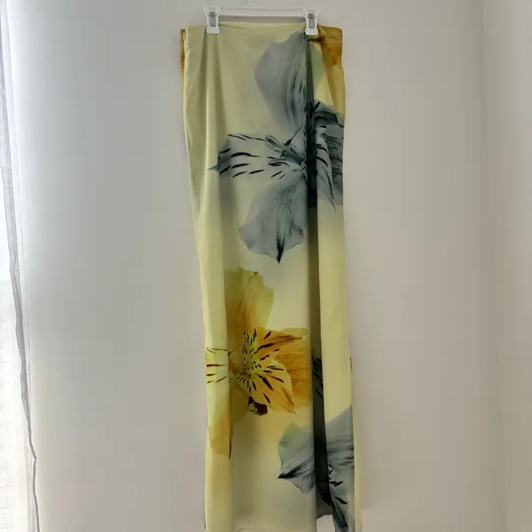 White Fox Our Love Maxi Skirt Lemon Blossom - Image 4