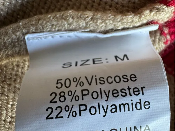 Beige Cardigan with Pink Trim V - Image 7