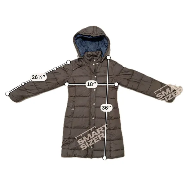 Vintage Y2K Abercrombie Puffer Jacket Hooded Parka Coat Womens M Brown Bella - Image 5