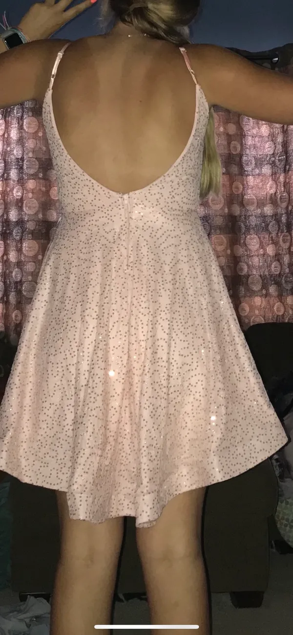 Homecoming Dress Pink Size 4 - Image 3