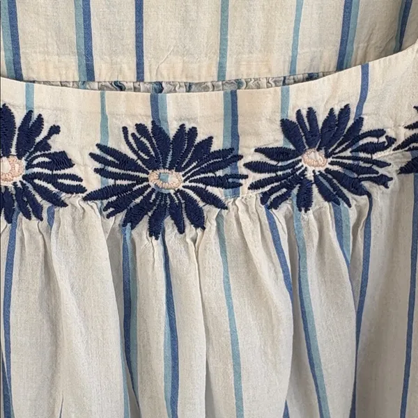 EUC Madewell Floral Embroidered Butterfly Top Size Large Retail $85.00 - Image 8