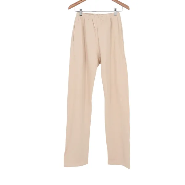 Naked Wardrobe Tan Beige High Waisted Straight Leg Sweatpants XS - Image 2