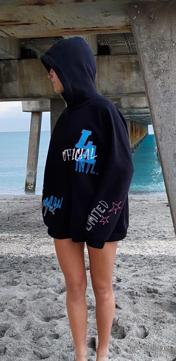 Hoodie Black Size L - Image 3