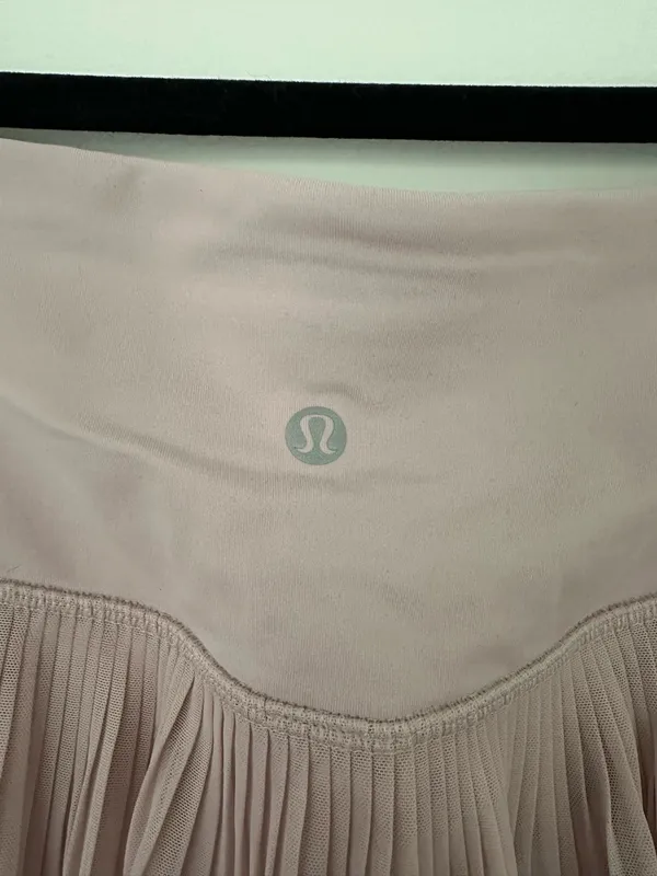 Lululemon Just Pleat It Skirt Porcelain Pink 4 - Image 3