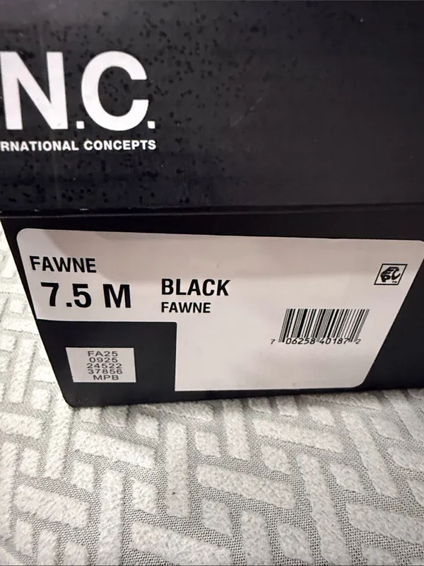 INC International Concepts Womens Fawne Tall Leather Boot Black 7.5 - Image 15
