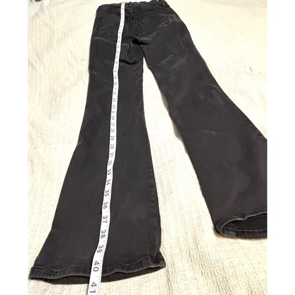 Lucky Brand Uni High Rise Boot Jeans Black Stretch Denim Size 2 (25-26) - Image 9