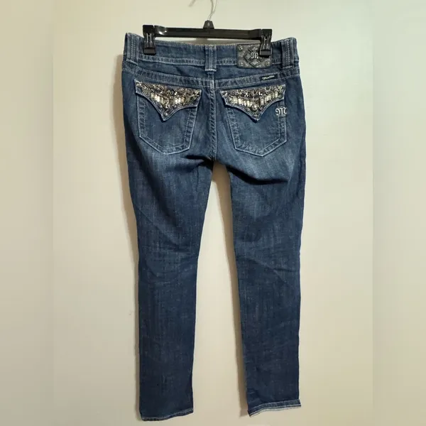 Miss Me Dark Blue Skinny‎ Jeans 29 JP4656-25K - Image 2