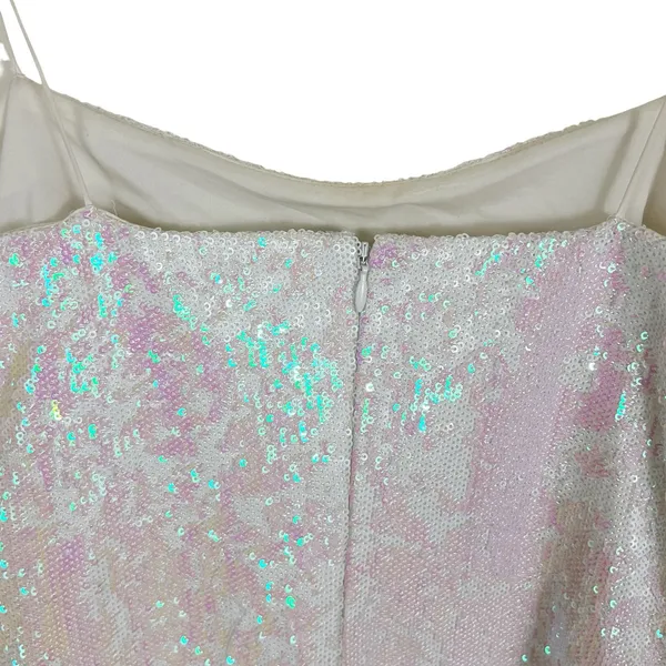 Likely Reese Sleeveless Mini Dress in Iridescent Sequin Size 2 - Image 5