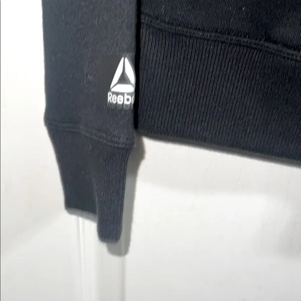 Reebok Black Quarter-Zip Sweatshirt with Mock‎ Neck - Image 8