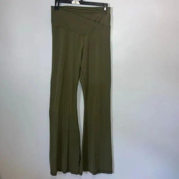 Offline aerie real me flare high rise Cross over waist XL Active #786 - Image 3