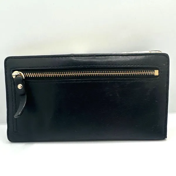 KATE SPADE New York Black North Court Bow Stacy Wallet - Image 2