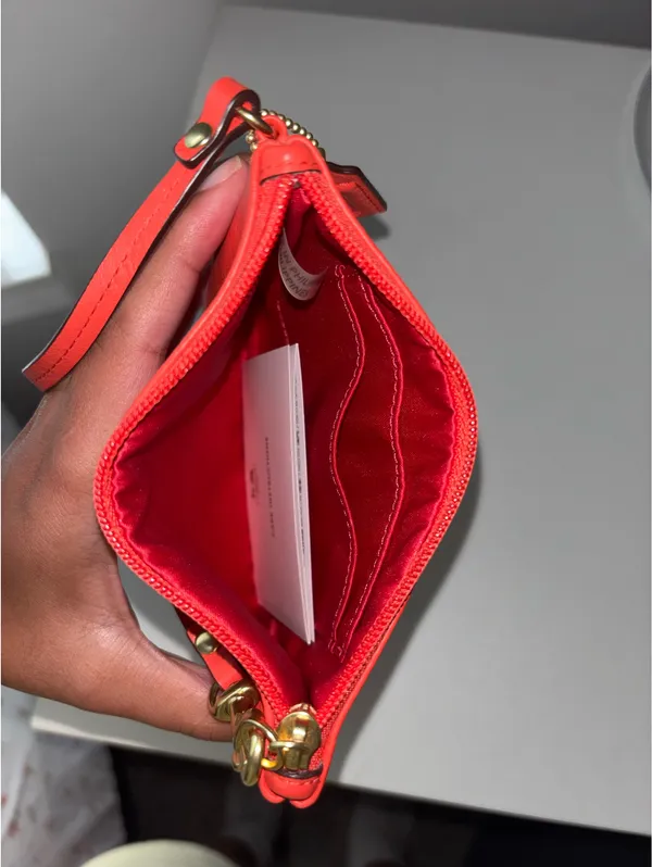 Coach Leather Wristlet - Image 5