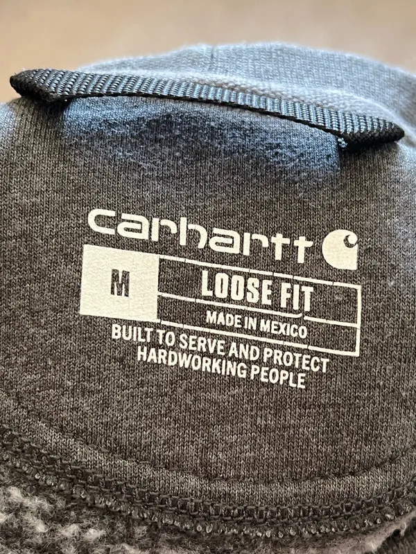 Grey Carhartt Loose Fit Sweatshirt - Image 4