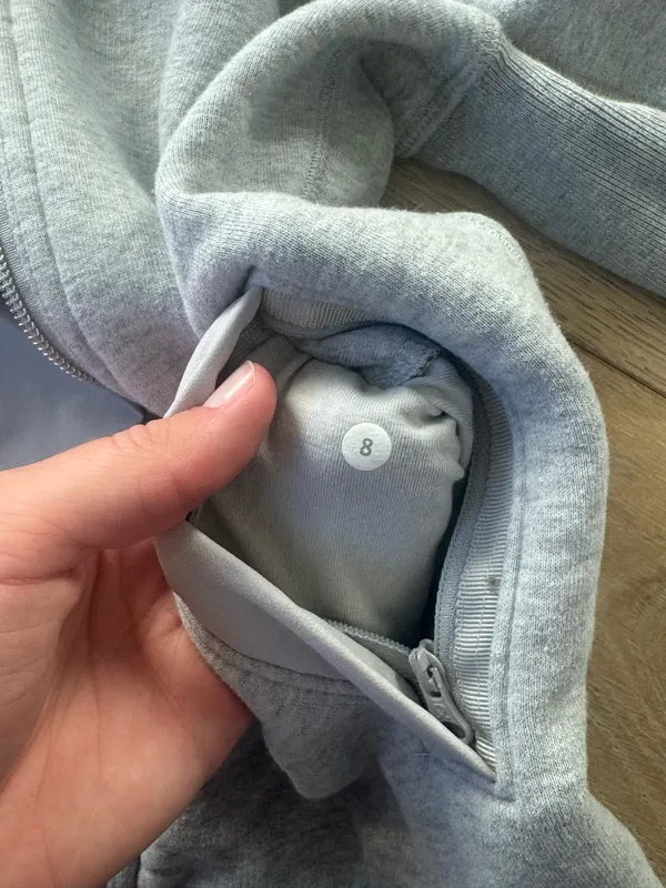 lululemon gray zip up jacket - Image 3