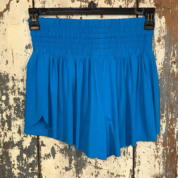 Flowy Athletic Women's Shorts size Medium Blue - Image 3