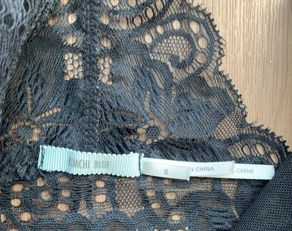 Urban Outfitters Black Lace Racerback Bralette - Image 2