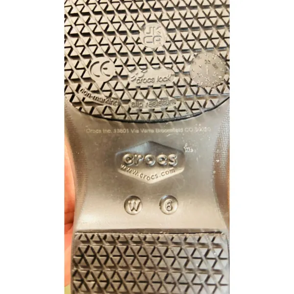 Crocs Neria Pro II slip in black cheetah loafers comfort waterproof clogs sz 6 - Image 9
