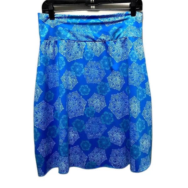 Tranquility by Colorado Clothing Pull On Active Skirt Blue‎ Mandala Size Medium - Image 2