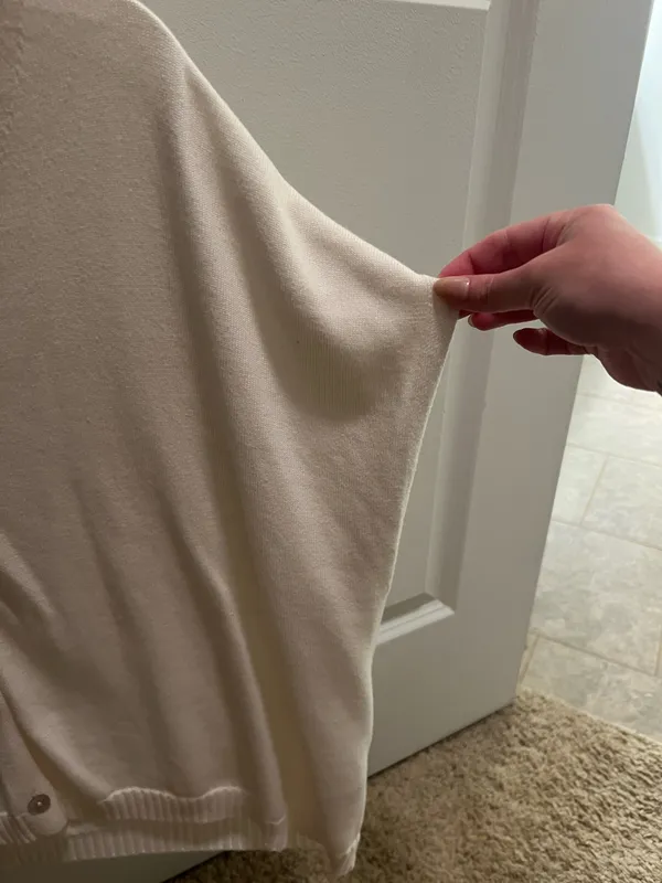 NWOT Oversized Cream Sweater White - Image 7